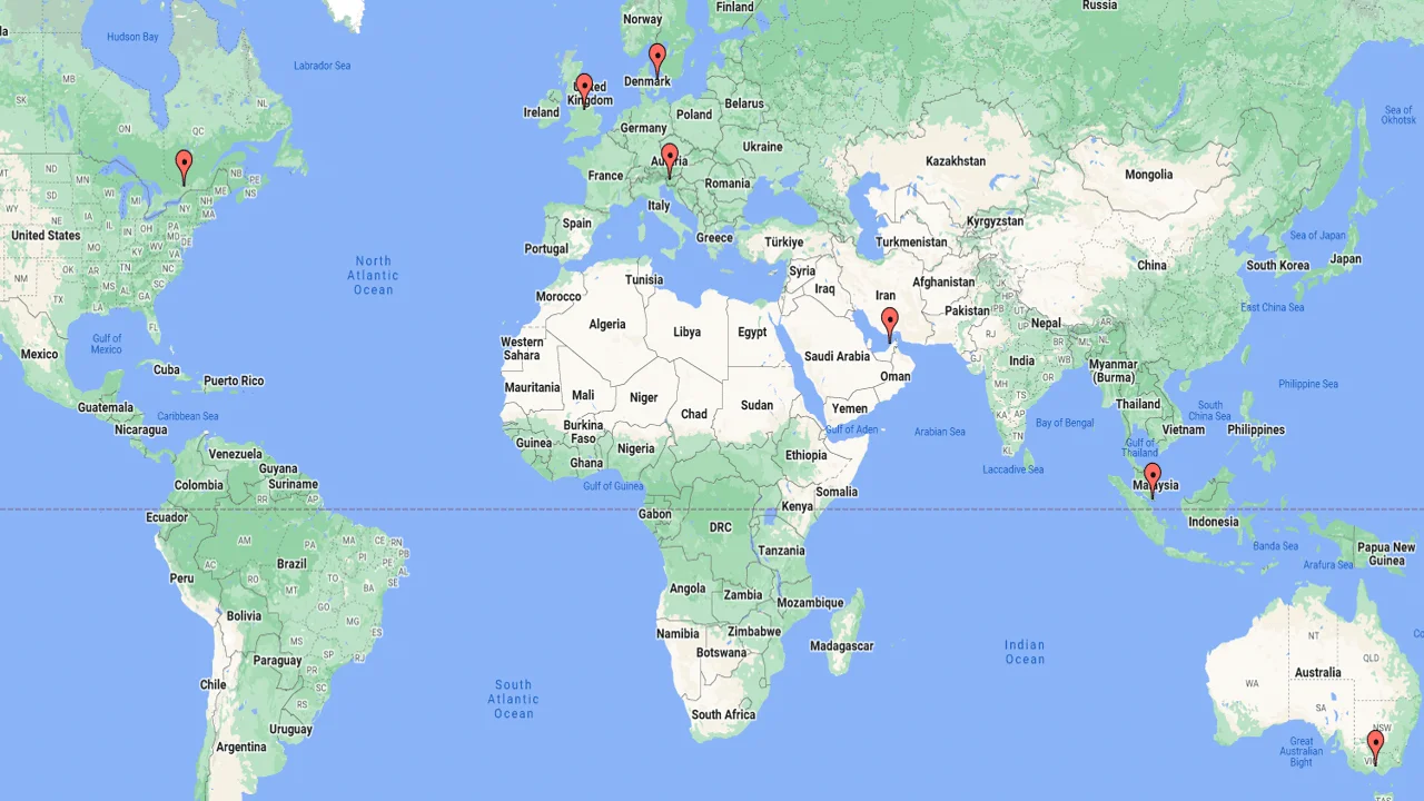 BI4 World Map