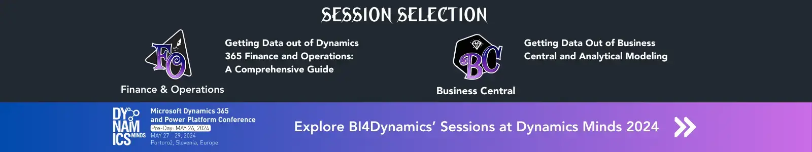 Explore BI4Dynamics’ Sessions at Dynamics Minds 2024